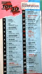 Noordzee Mega Top 30 juni 1998
