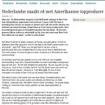 Trouw 2008 - Trouw: 'Nederlandse maakt cd met Amerikaanse topproducer' - Lana Wolf