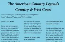 Countrymuziek - Interview B&NL Country - Lana Wolf