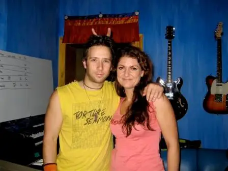 Marc Slutsky (Drums) en Lana @ Crushproof Studio, New York