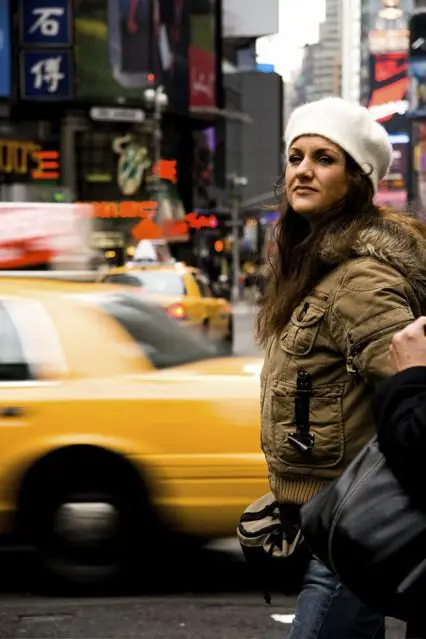 Lana Wolf Times Square New York Taxi - Something About Lana