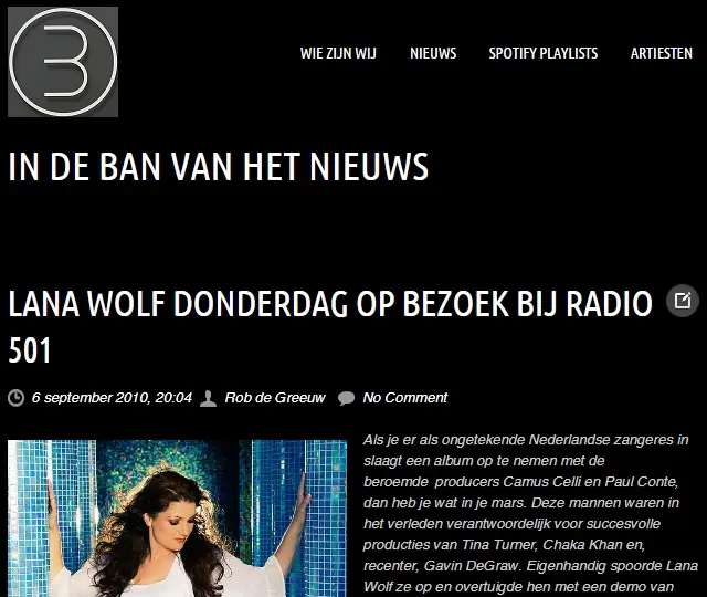 In De Ban Van Het Nieuws - IN DE BAN VAN HET NIEUWS - Lana Wolf