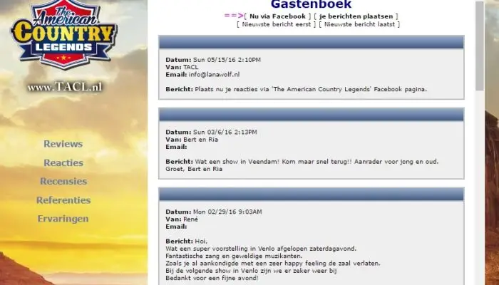 Gastenboek - Gastenboek TACL - Lana Wolf