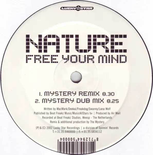 Nature Remix Label - Nature ‎– Free Your Mind - The Mystery Remixes - Lana Wolf