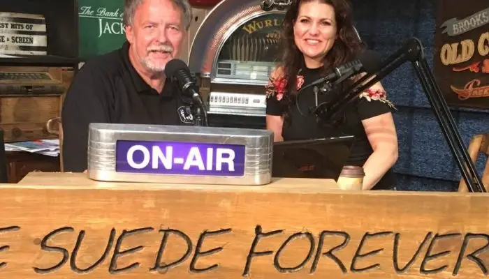 Lana Wolf in Blue Suede Forever TV/Radio show with Steve Bowers, Jackson TN