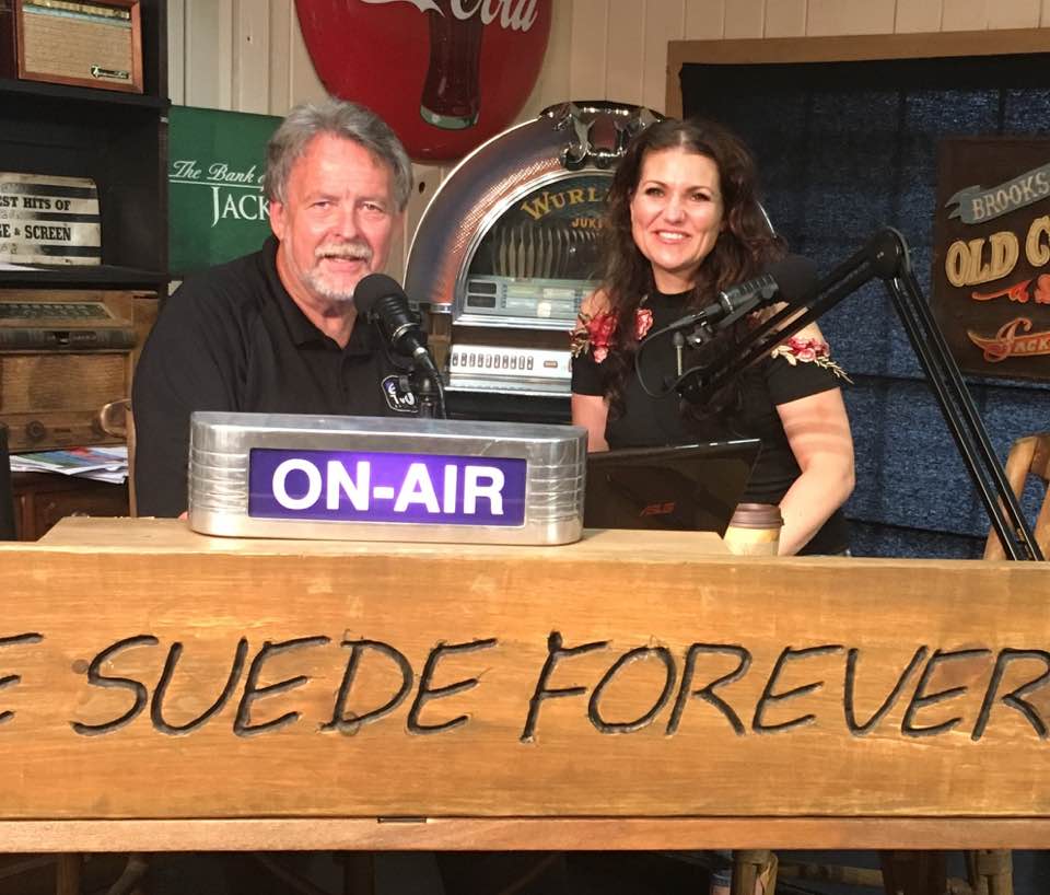 Lana Wolf in Blue Suede Forever TV/Radio show with Steve Bowers, Jackson TN