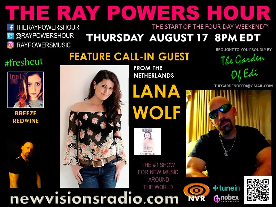 Lana as featured guest in The Ray Powers Hour, New York