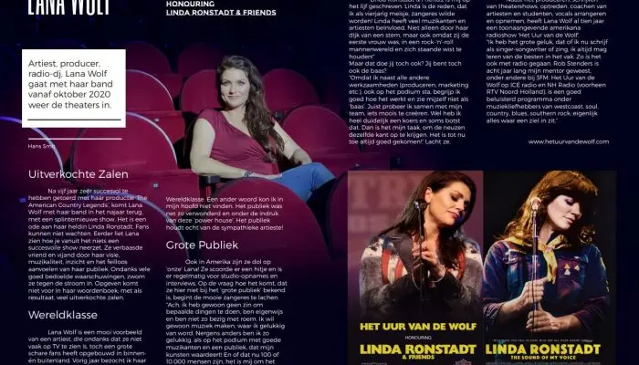 Linda Lana Interview - Meisjes van 60 - Lana Wolf